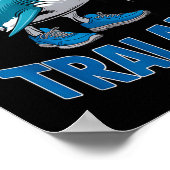 Poster Tralalero Tralala Funny Italian Brainrot Toddlers (Coin)