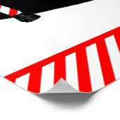 Poster Trampoline Saut du Père Noël (Coin)