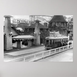 Poster Tramway de John de cabine, les années 1930