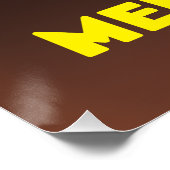 Poster Tramway de Melbourne Australie (Coin)