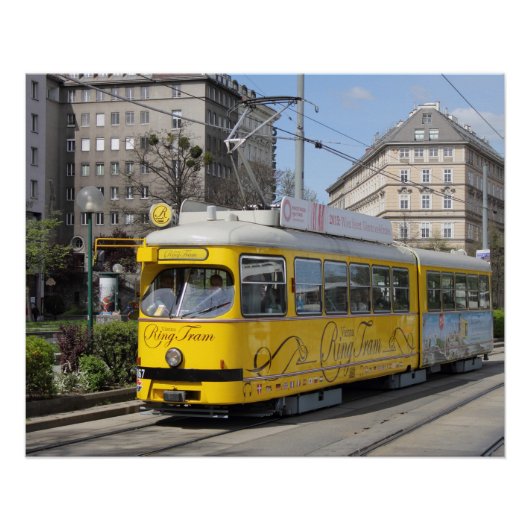 Poster Tramway de Vienne (Devant)