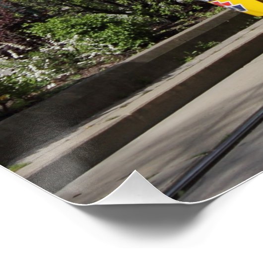 Poster Tramway de Vienne (Coin)