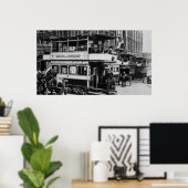 Poster Tramways à Manchester, vers 1900 (Bureau à domicile)