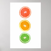 Poster tranche de agrumes (Devant)