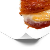 Poster tranche de pizza pepperoni classique de SlipperyJo (Coin)
