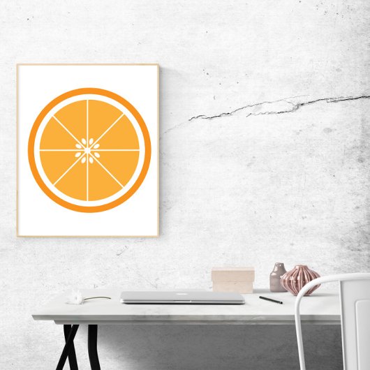 Poster tranche orange