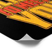 Poster Trancher Pour Vous Rencontrer Drôle Pizza Pun (Coin)