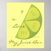 Poster Tranches de chaux (Devant)