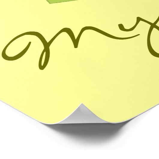 Poster Tranches de chaux (Coin)