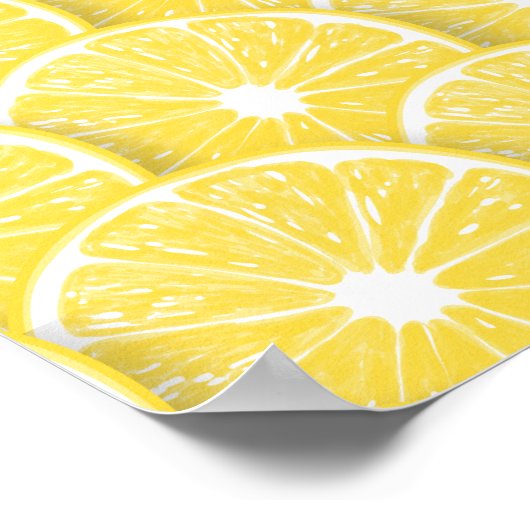 Poster Tranches de citron (Coin)
