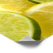 Poster Tranches de citron et de citron vert (Coin)