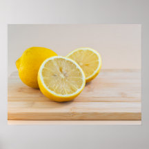 Tranches de citron jaune Photographie de nourritur