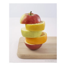 Tranches de fruits empilées