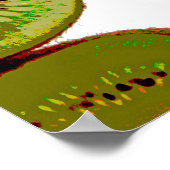 Poster Tranches de kiwi (Coin)