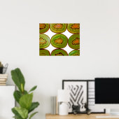 Poster Tranches de kiwi (Bureau à domicile)