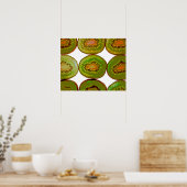 Poster Tranches de kiwi (Cuisine)