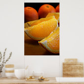 Poster Tranches orange (Cuisine)