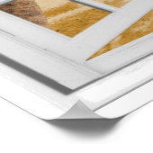 Poster Tranquille Plage Ocean Fake Vue (Coin)