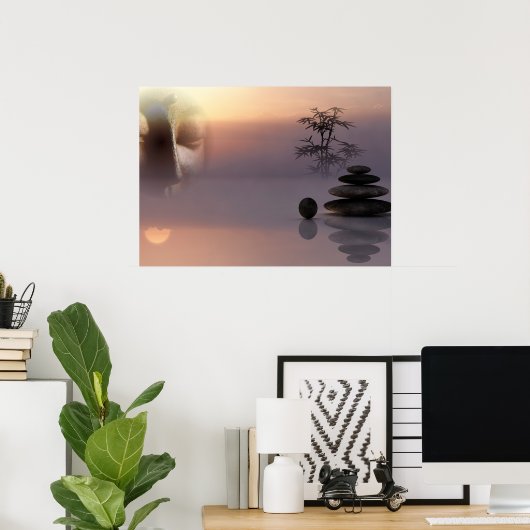 Poster Tranquillité (Bureau à domicile)