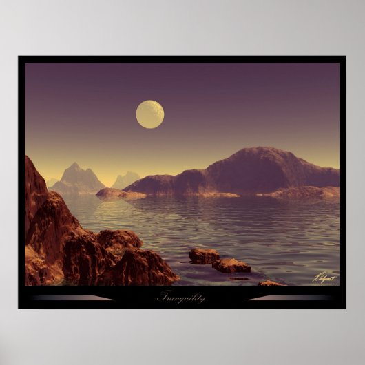 Poster Tranquillité (Devant)