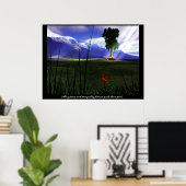 Poster Tranquillité 2 (Bureau à domicile)