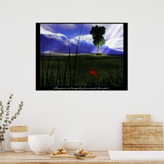 Poster Tranquillité 2 (Cuisine)