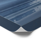 Poster Tranquillité Bleu I (Coin)