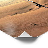 Poster Tranquillité du désert de violon, (Coin)