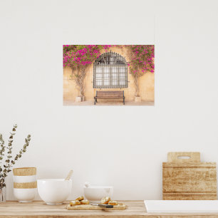 Poster Tranquillité en fleurs – Un moment de calme à Raba