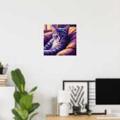 Poster TranquilTabbyCat (Bureau à domicile)