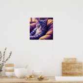 Poster TranquilTabbyCat (Cuisine)