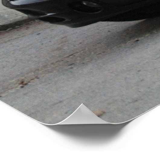 Poster Trans-Am noir (Coin)