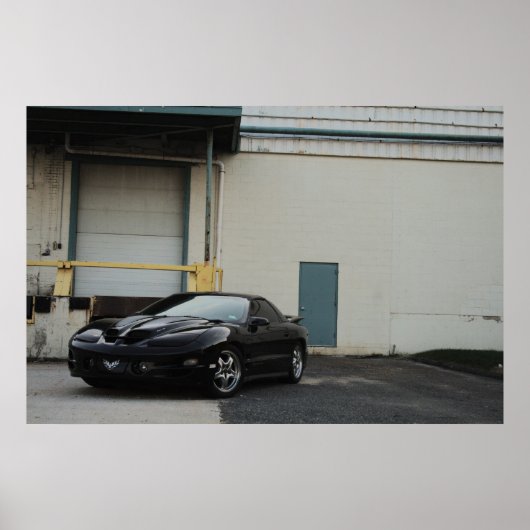 Poster Trans-Am noir (Devant)