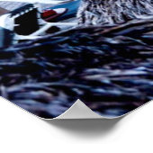 Poster Transats Et Abris De Plage (Coin)