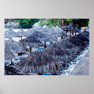 Poster Transats Et Abris De Plage