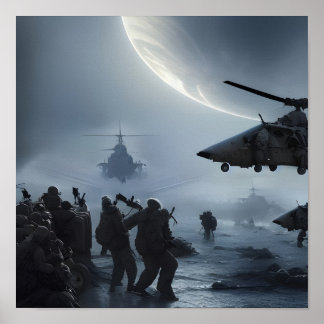 Poster Transférer un poste de commande sur un jeu de lune