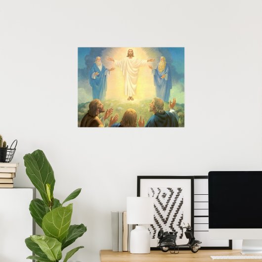 Poster Transfiguration de Jésus-Christ, Religion Vintage (Bureau à domicile)