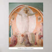 Poster Transfiguration du Christ par Fra Angelico (Devant)