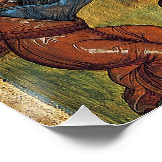 Poster Transfiguration Orthodoxe Icône Chrétienne (Coin)