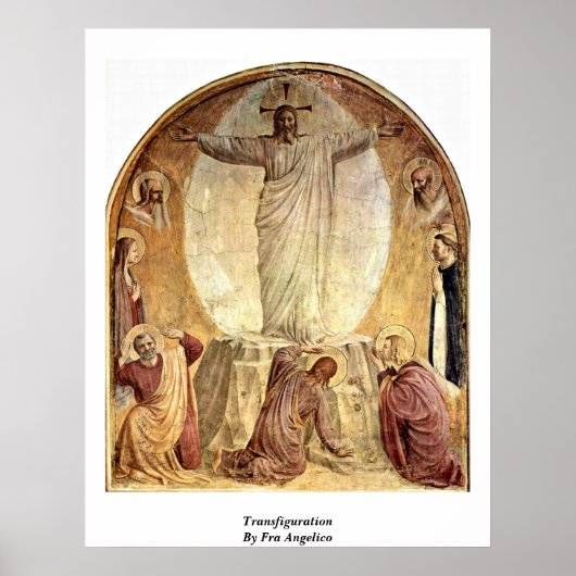Poster Transfiguration Par Fra Angelico (Devant)