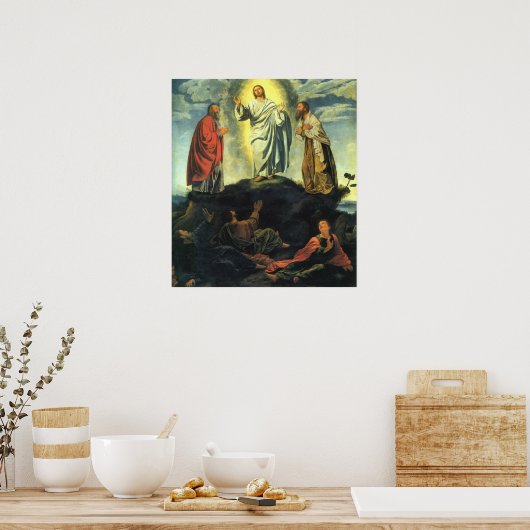 Poster Transfiguration par Giovanni Girolamo Savoldo (Cuisine)