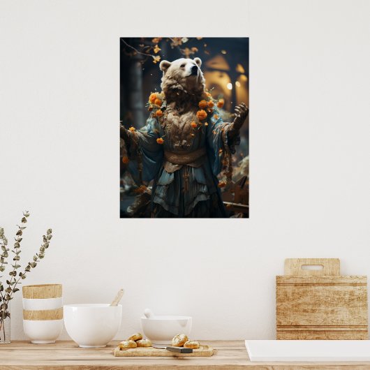 Poster Transformation captivante : Transf d'ours harmonie (Cuisine)