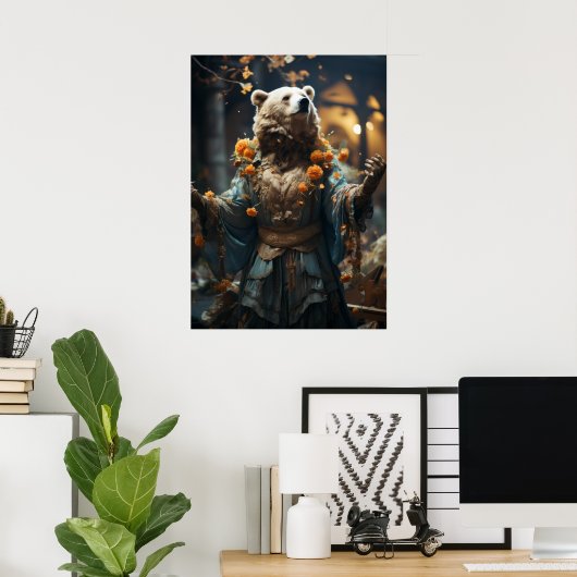 Poster Transformation captivante : Transf d'ours harmonie (Bureau à domicile)