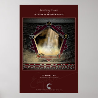 Poster Transformations alchimiques 3 : Séparation