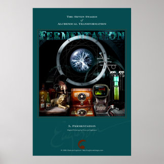 Poster Transformations alchimiques 5 : Fermentation