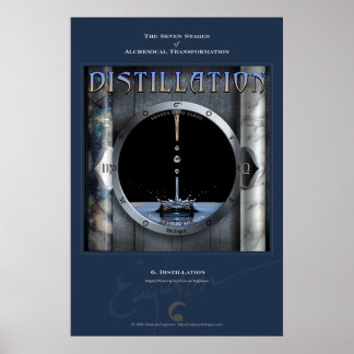 Poster Transformations alchimiques 6 : Distillation