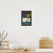 Poster Transformez votre argent en puces (bordure) (Cuisine)