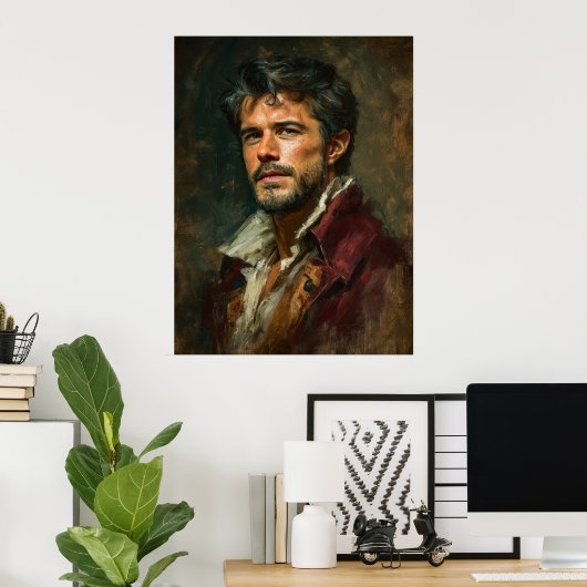 Poster Transformez-vous ou n'importe qui en un caractère (Bureau à domicile)