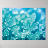 Poster Transition gelée : Réveil Feuille (Devant)