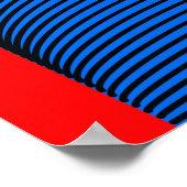 Poster Transition géométrique : motif vintage abstrait. (Coin)